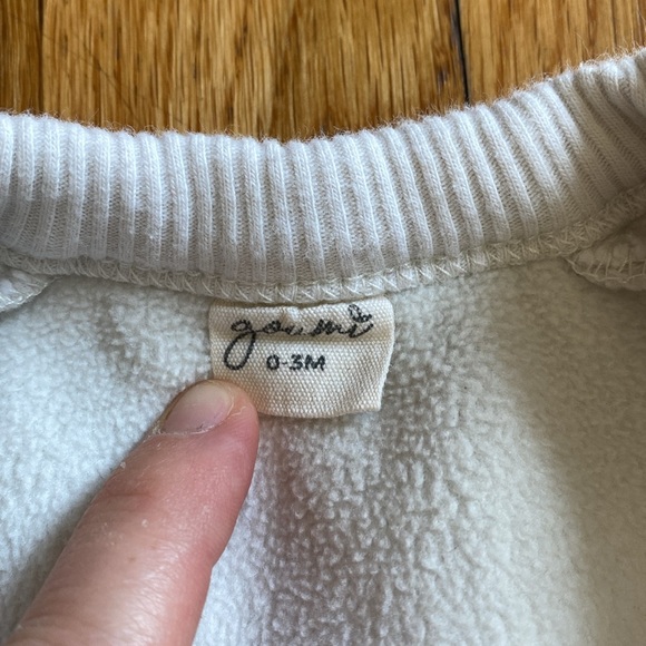 Goumi Cozy Cream Baby One Piece - Picture 6 of 8